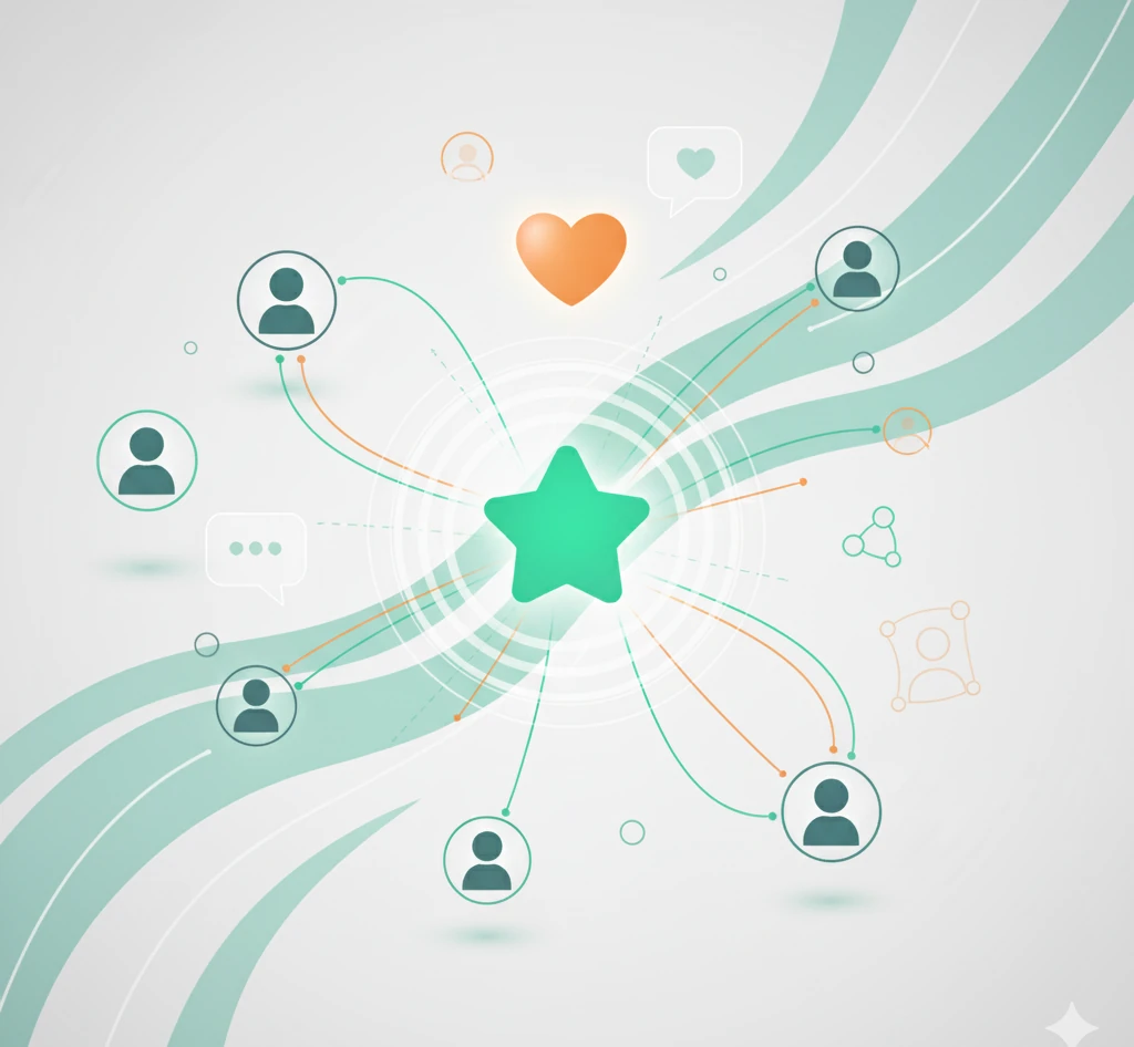 Illustration image showing Art of Digital Connection